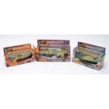 Matchbox Adventure 2000: three diecast vehicles,