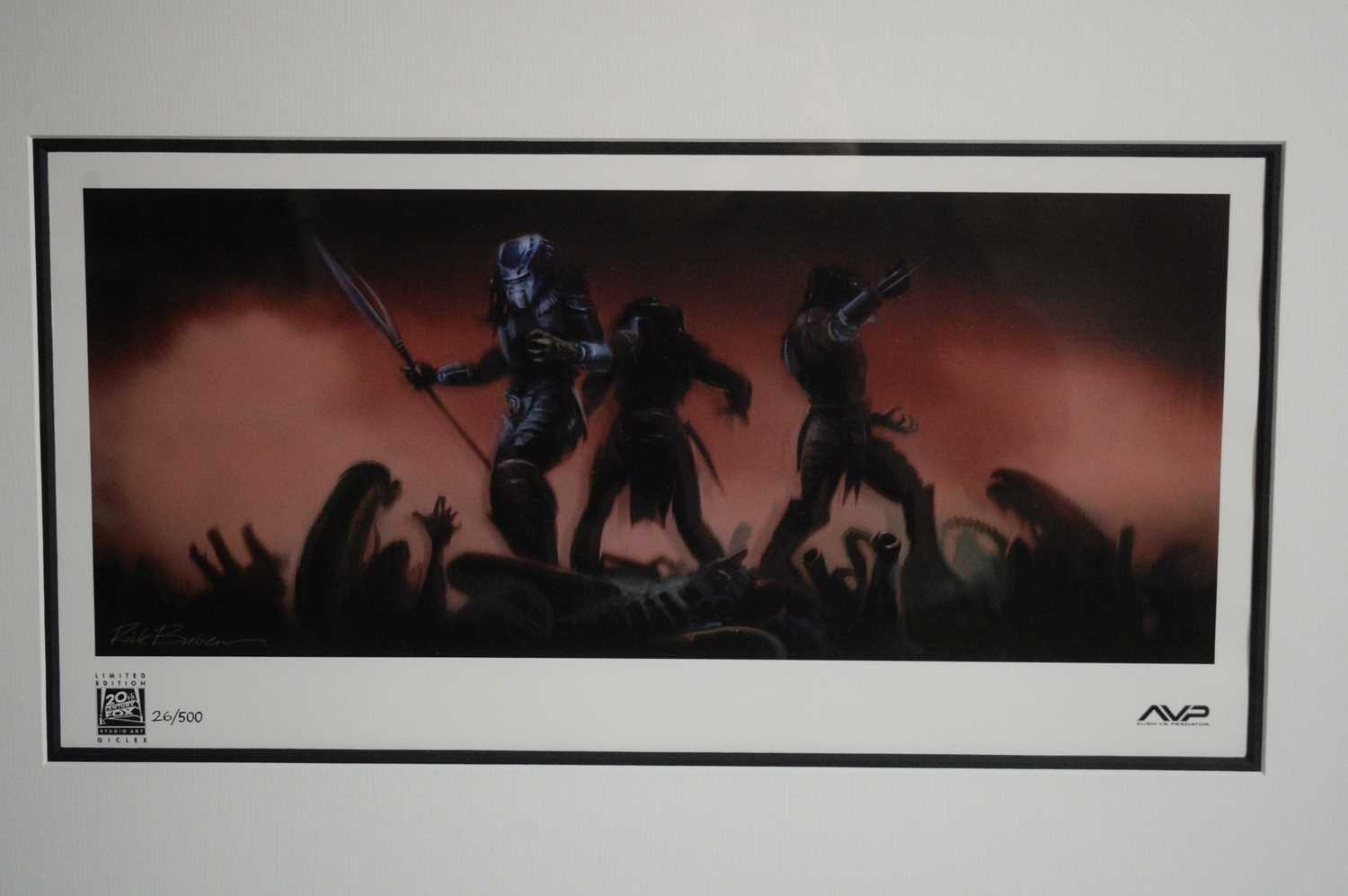 After Rick Buoen: a suite of three limited edition giclee prints for Alien vs Predator, - Image 2 of 5