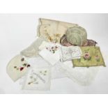 Edwardian domestic whitework embroidery and sentimental needlework