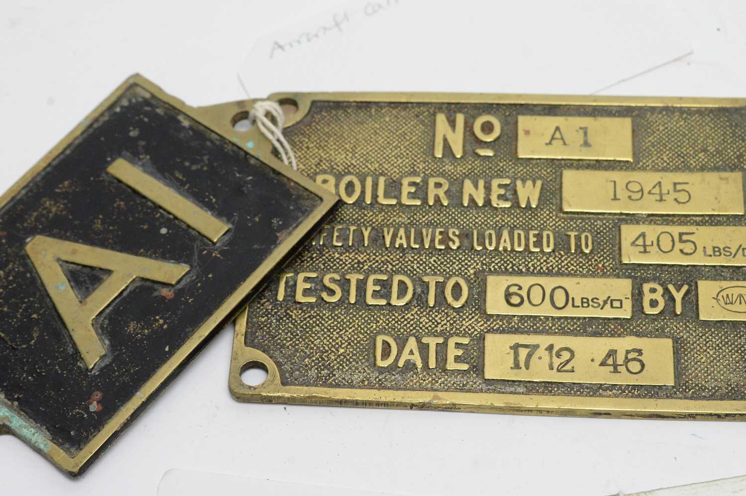 Tally Plates. - Image 4 of 5