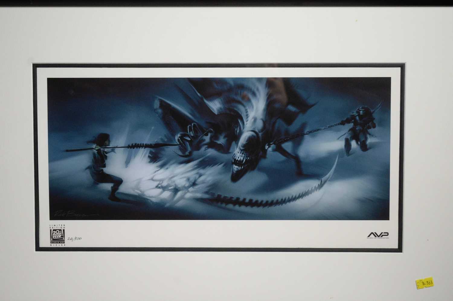 After Rick Buoen: a suite of three limited edition giclee prints for Alien vs Predator, - Image 5 of 5