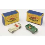 Two Matchbox series Moko Lesney diecast vehicles