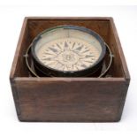A 19th Century nautical compass,