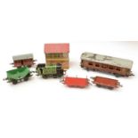 A selection of 0-gauge tinplate model railway