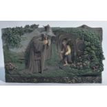 Sideshow Weta Collectibles: The Lord of the Rings, Meeting of Old Friends polystone wall plaque,