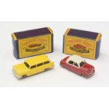 Two Matchbox series Moko Lesney diecast cars