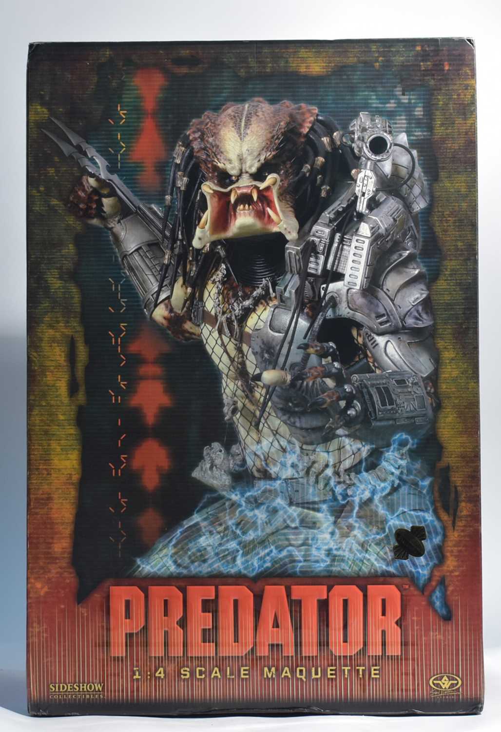 Sideshow Collectibles: Predator 1:4 scale maquette, - Image 7 of 7