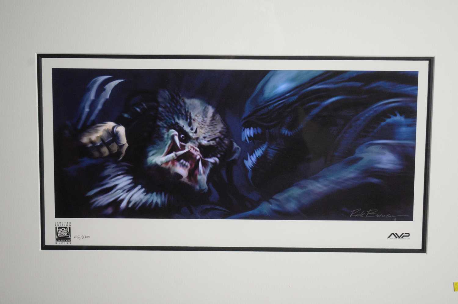 After Rick Buoen: a suite of three limited edition giclee prints for Alien vs Predator, - Image 3 of 5