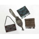 Early 20th Century beadwork evening bags