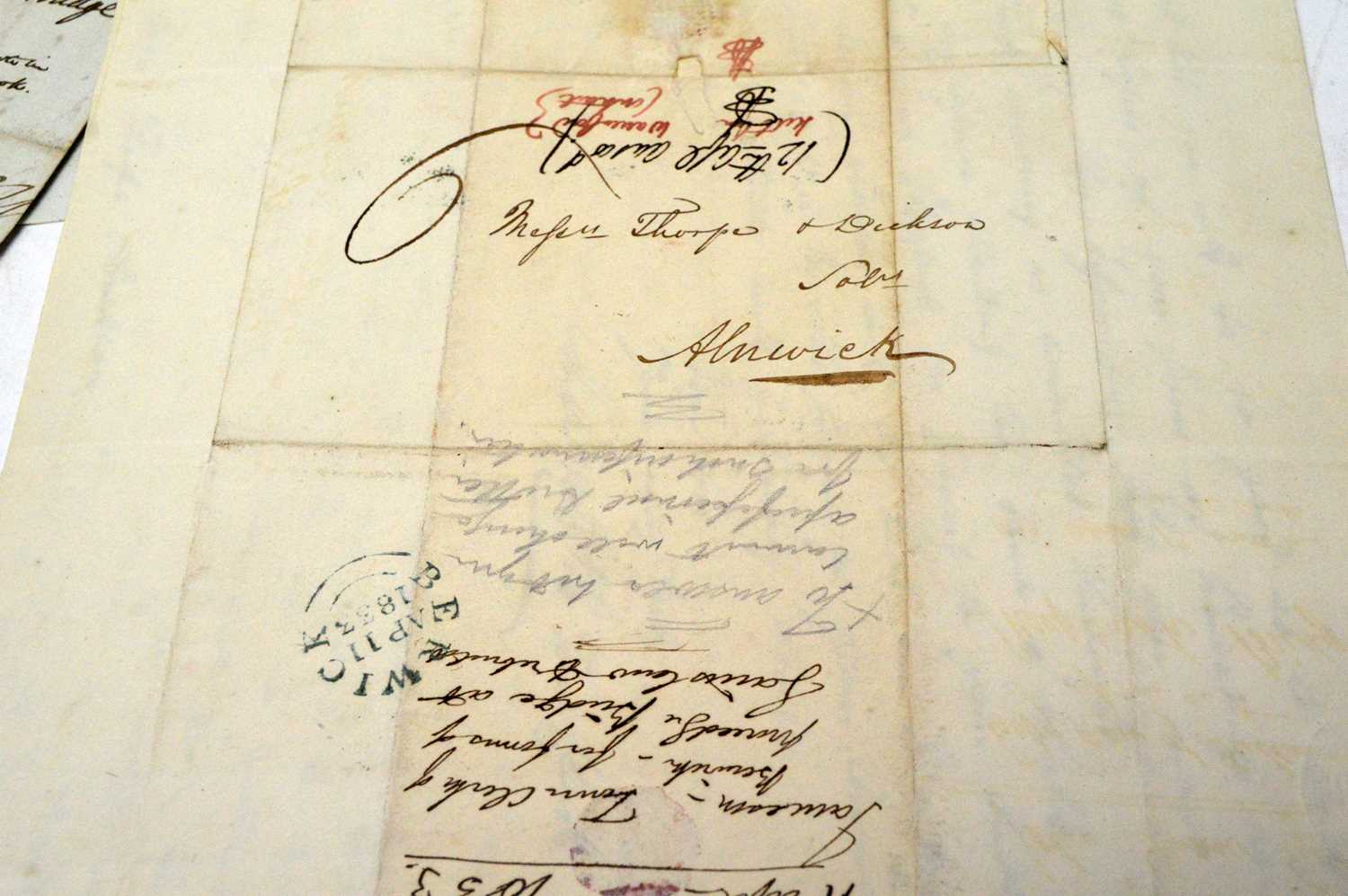 Clerk of the Peace Letters for Northumberland 1833. - Image 5 of 5