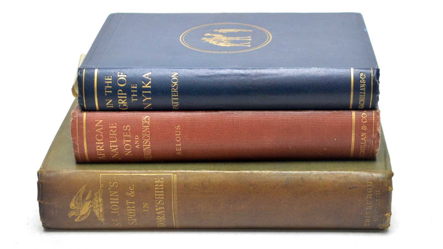Books from the Library of Abel Chapman.