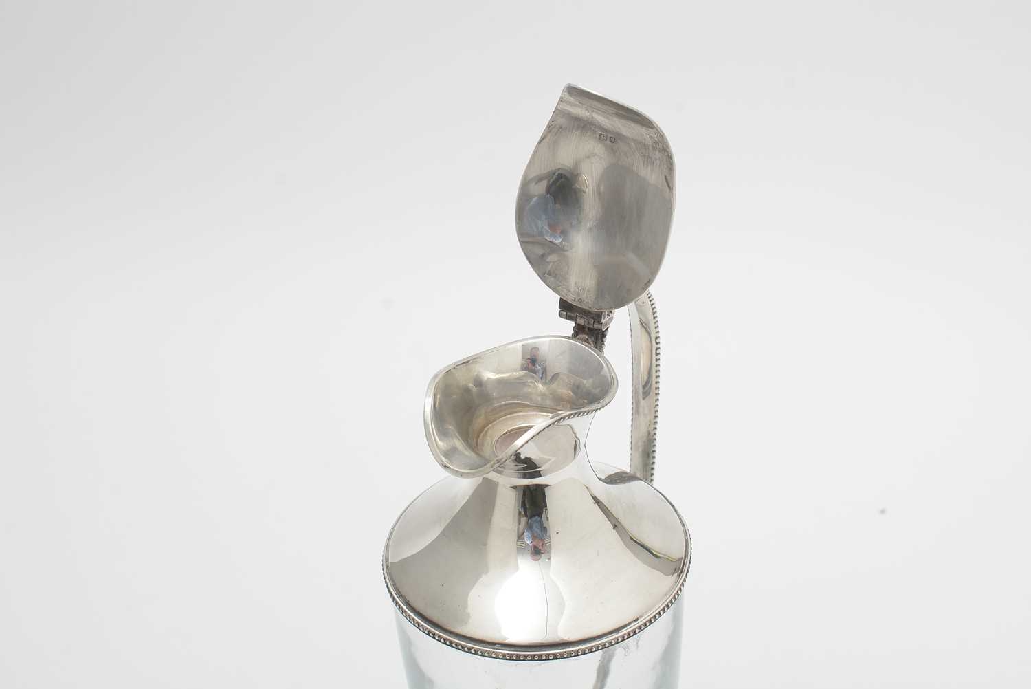 An Elizabeth II silver mounted glass claret jug, by Mappin & Webb, - Image 5 of 5