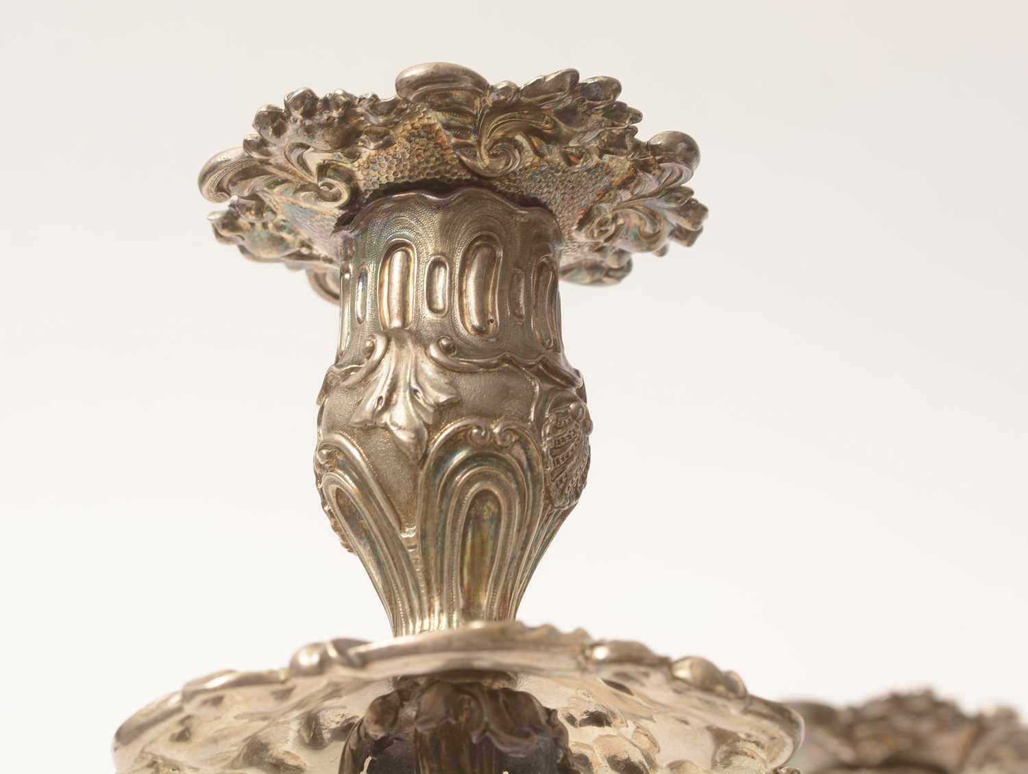 A William IV silver five-branch candelabrum, by Paul Storr, - Image 37 of 40