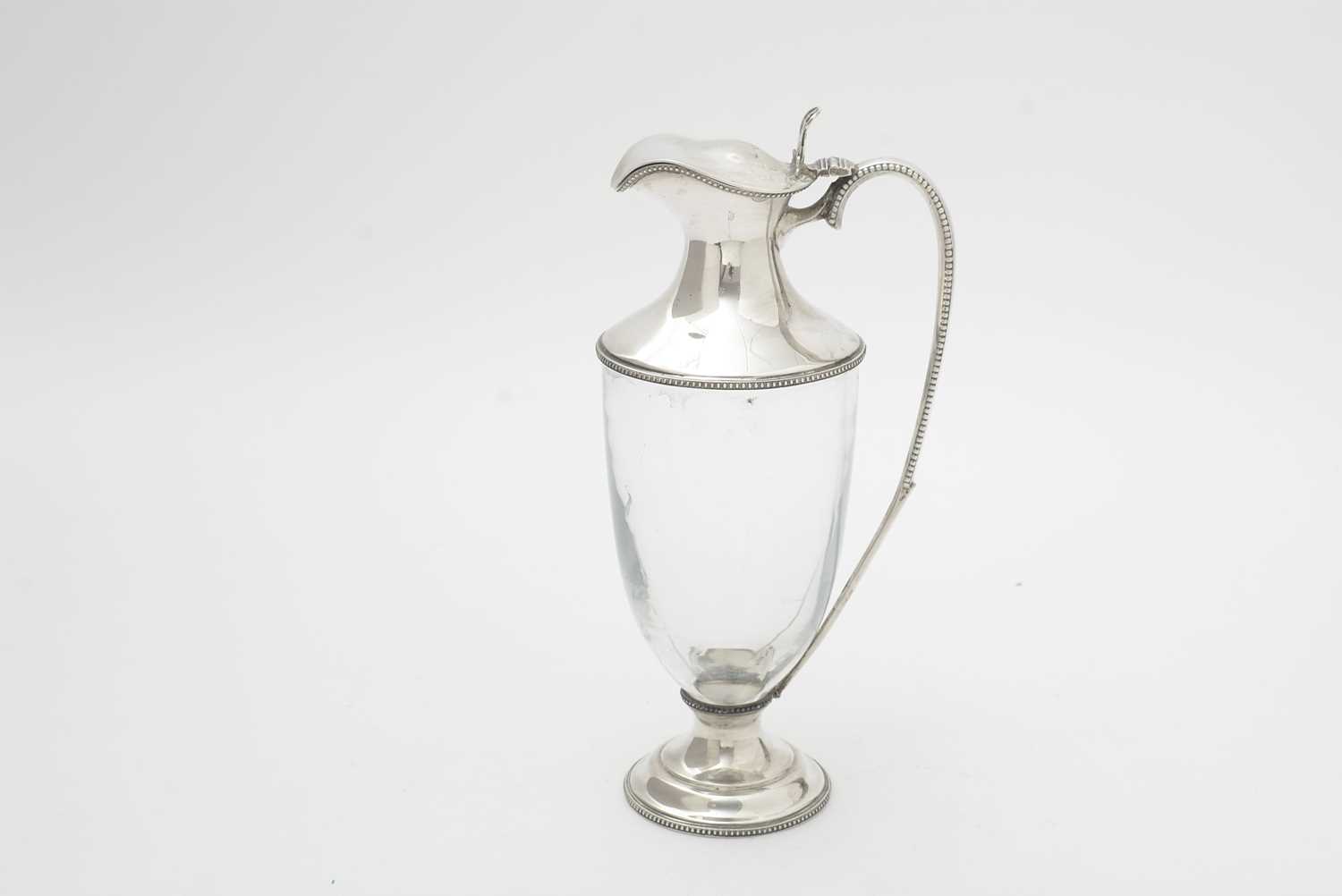 An Elizabeth II silver mounted glass claret jug, by Mappin & Webb, - Image 2 of 5