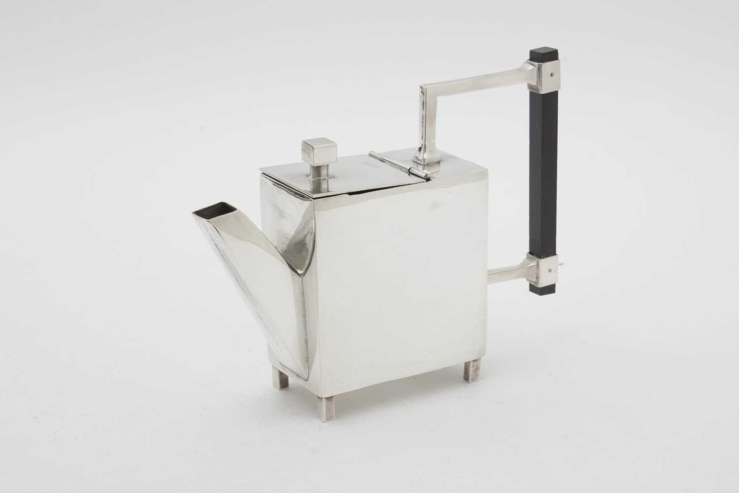 Dr. Christopher Dresser for Dixon: electroplate square teapot - Image 5 of 7