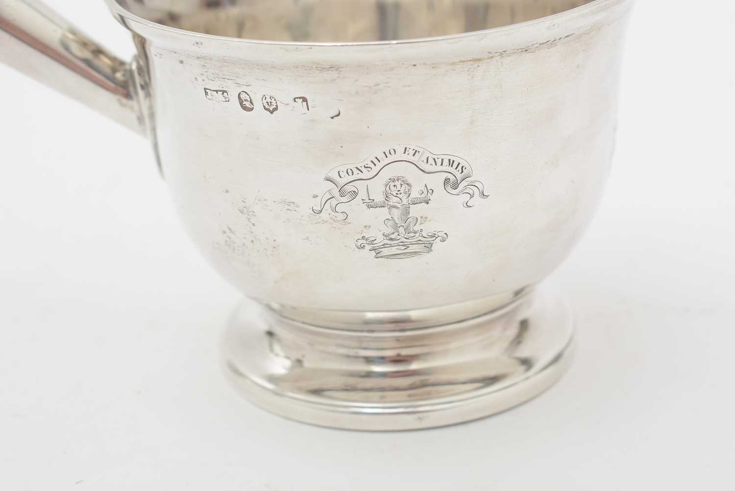 A George III silver brandy warmer, by James McKay, - Image 3 of 4