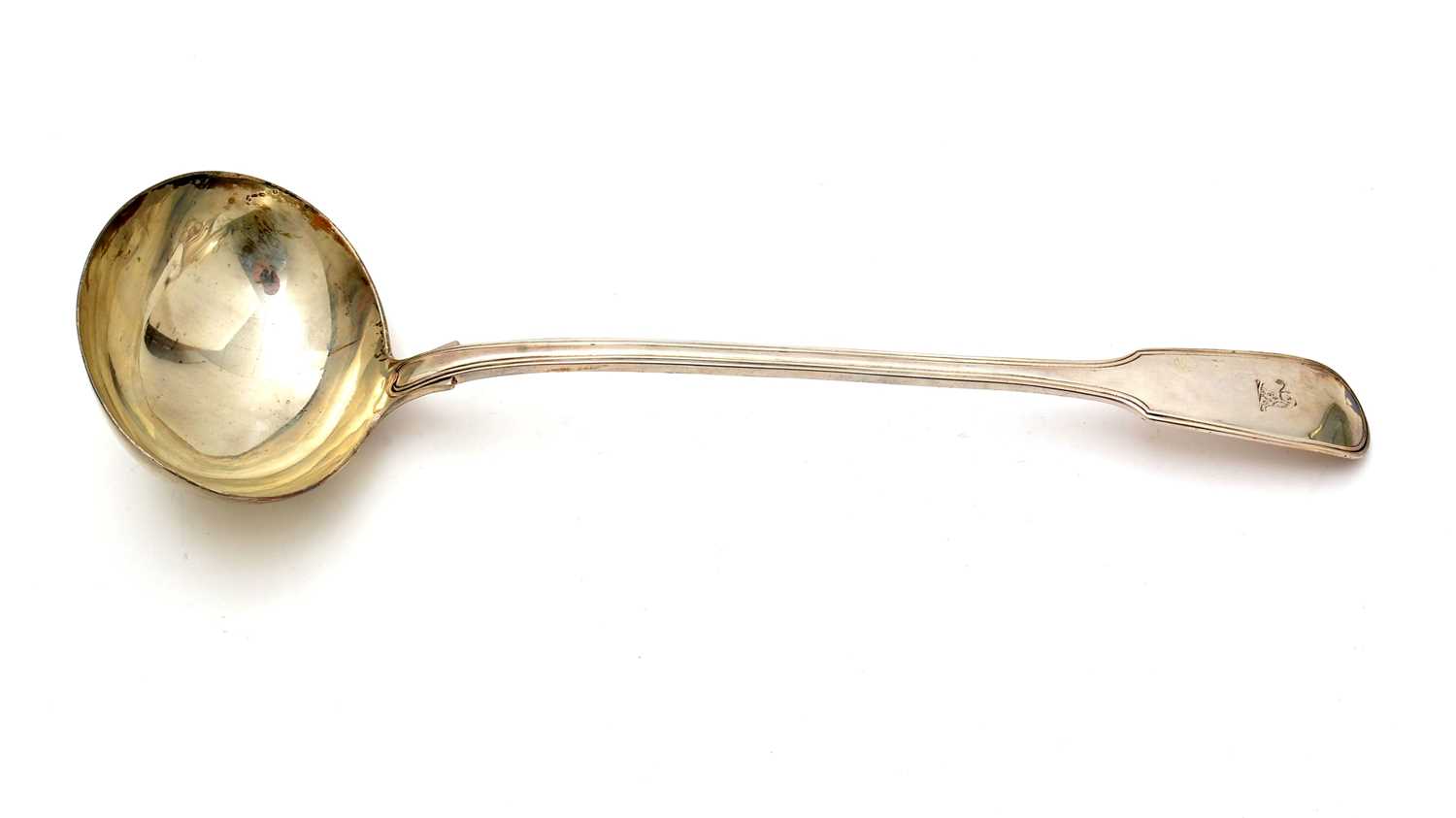 A William IV silver ladle, by William Eaton,