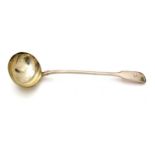 A William IV silver ladle, by William Eaton,