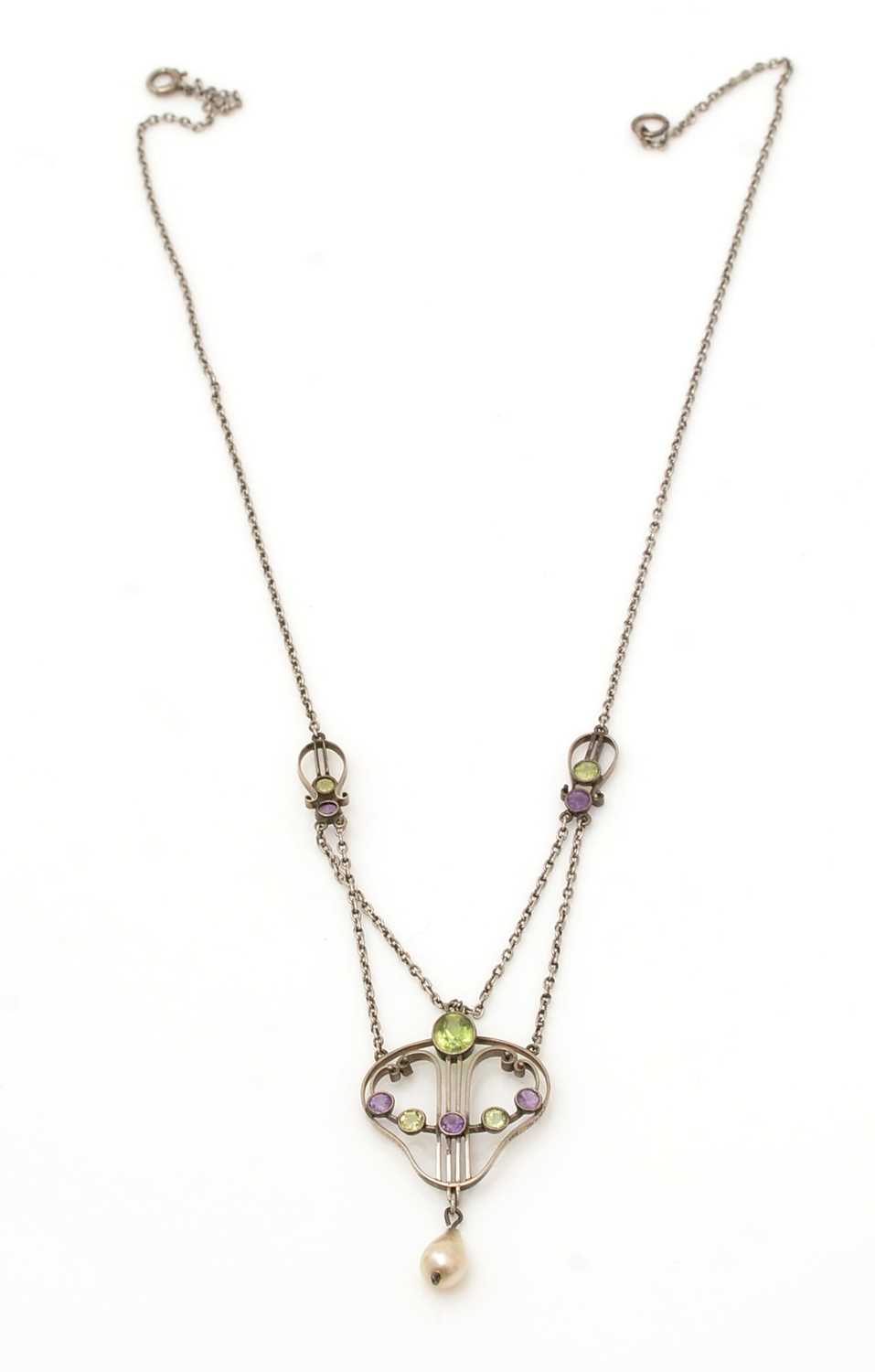 Suffragette interest by Murrle Bennett & Co: an Art Nouveau necklace, - Image 7 of 9