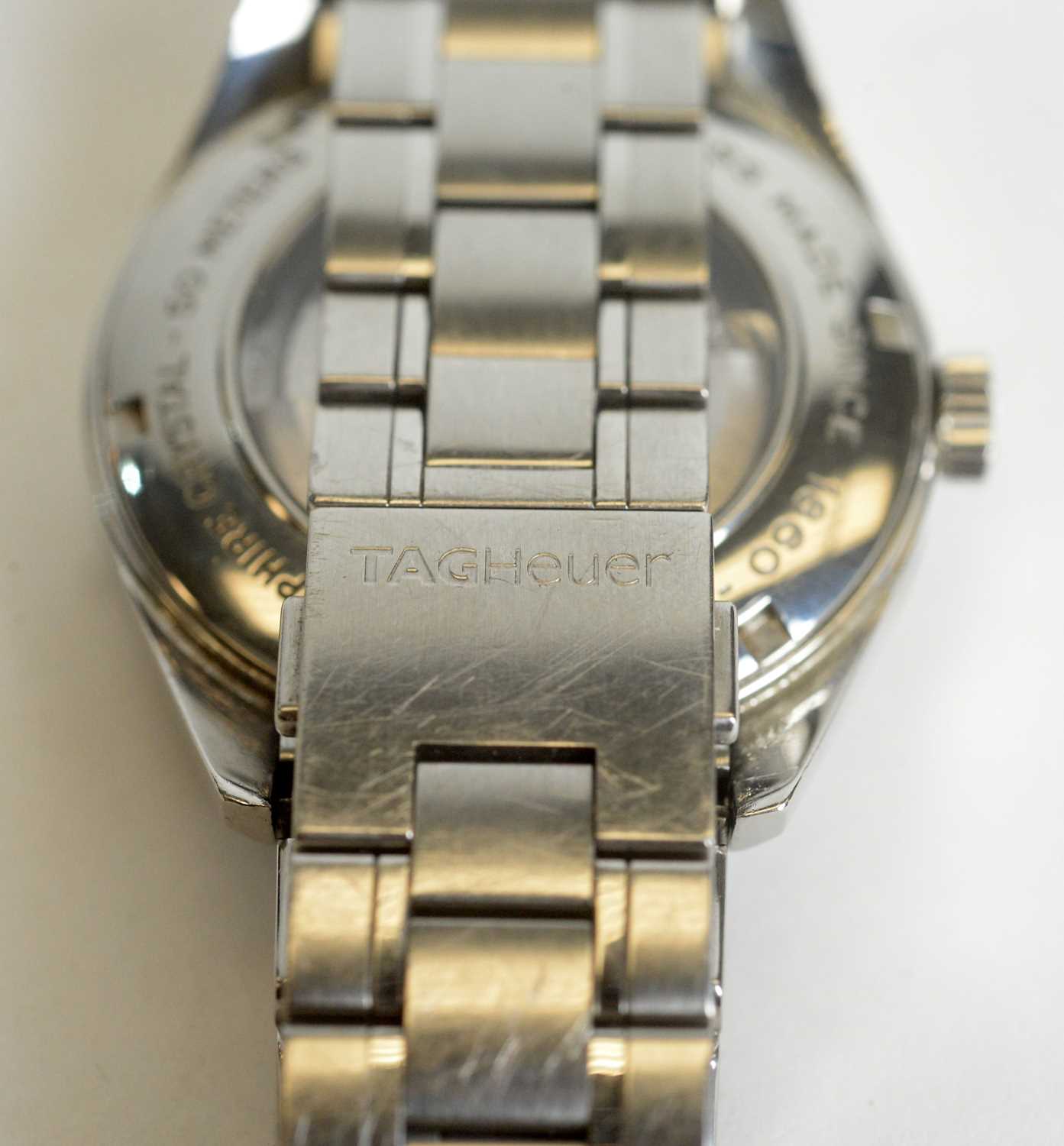 Tag Heuer Carrera: a steel cased automatic wristwatch, - Image 7 of 9