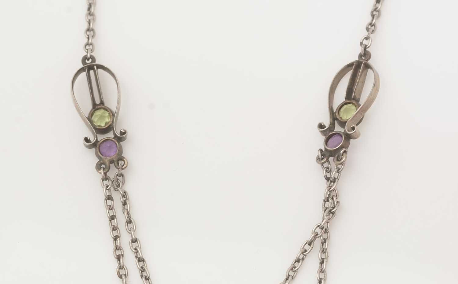Suffragette interest by Murrle Bennett & Co: an Art Nouveau necklace, - Image 6 of 9