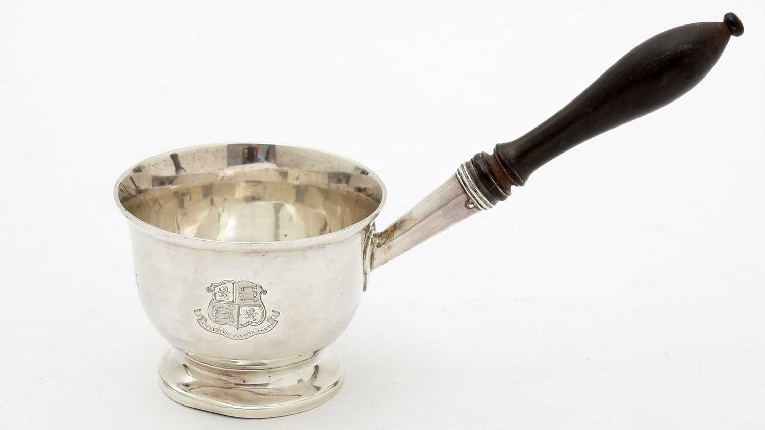 A George III silver brandy warmer, by James McKay,