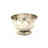 A late Victorian silver rose bowl, by Walter, Michael, John and Stanley Barnard,