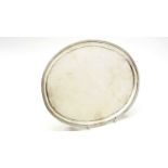 A George III silver salver, by John Robertson I & David Darling,