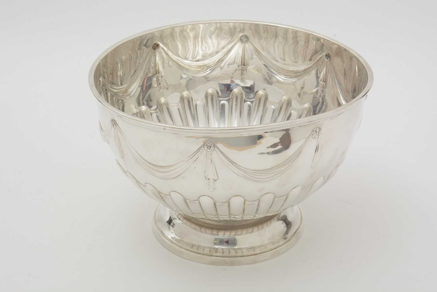 A late Victorian silver rose bowl, by Walter, Michael, John and Stanley Barnard, - Image 2 of 2
