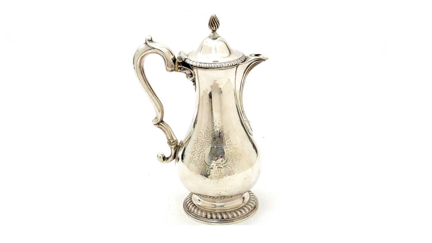 A George III silver coffee pot, by Daniel Smith & Robert Sharp,