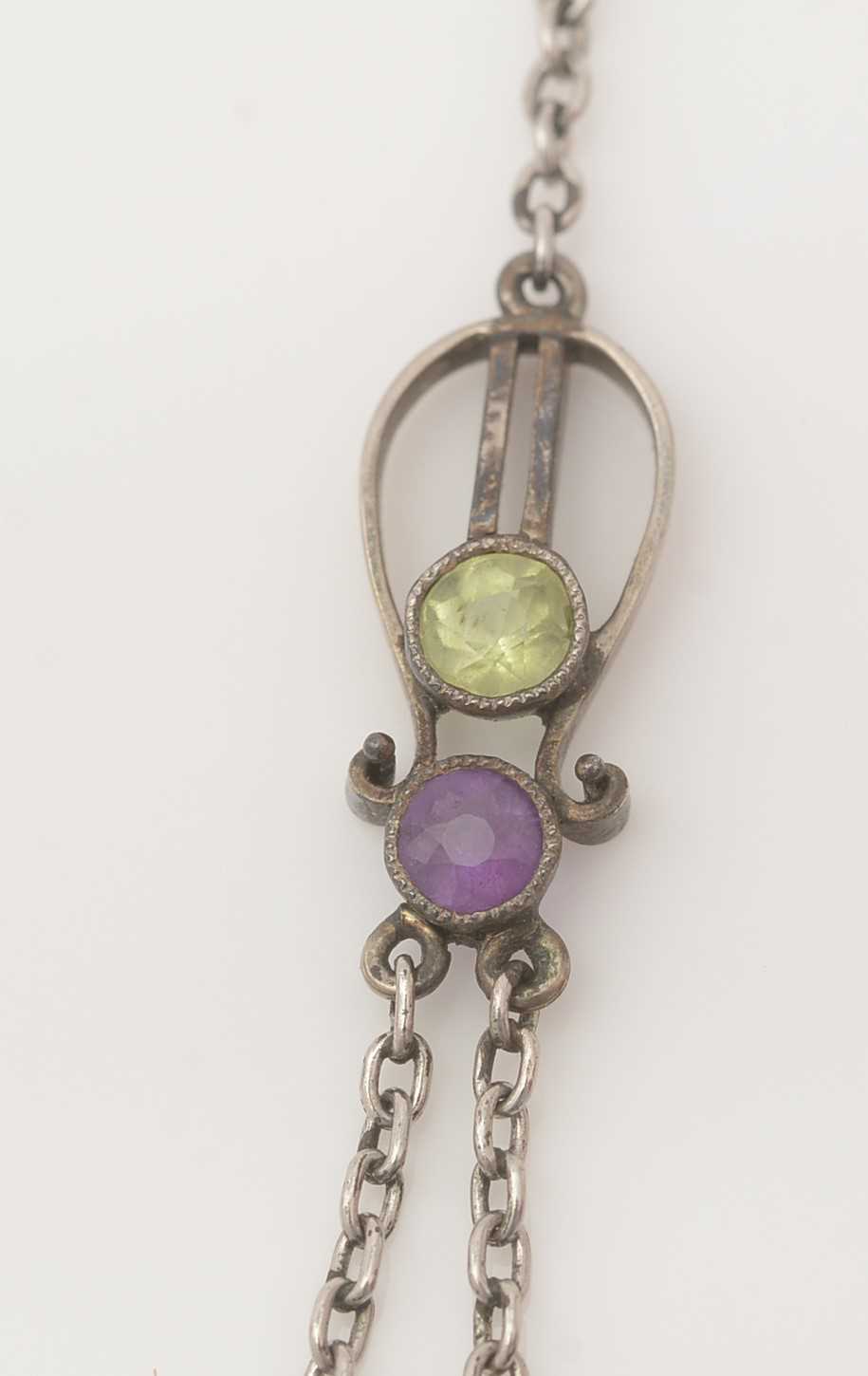 Suffragette interest by Murrle Bennett & Co: an Art Nouveau necklace, - Image 3 of 9