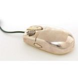An Elizabeth II silver Millennium Bug computer mouse,