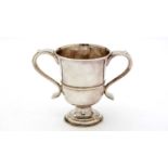 A George III silver two-handled loving cup, by John Langlands I,