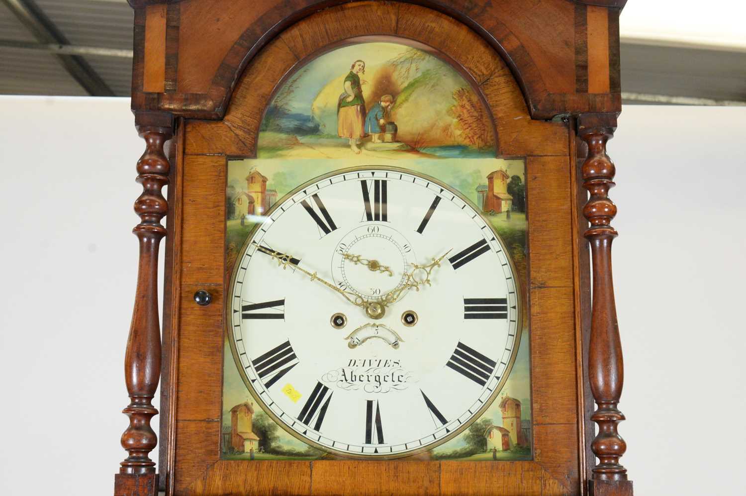 Davies, Abergele: an ornate Welsh Victorian inlaid longcase clock. - Image 7 of 12