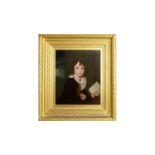 Early 19th Century English School - Portrait of a Boy with a Book | oil