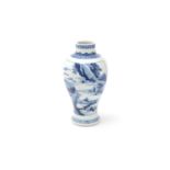 Chinese blue and white vase