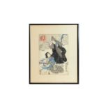 Kusinada Utagawa (1786-1865) Woodblock