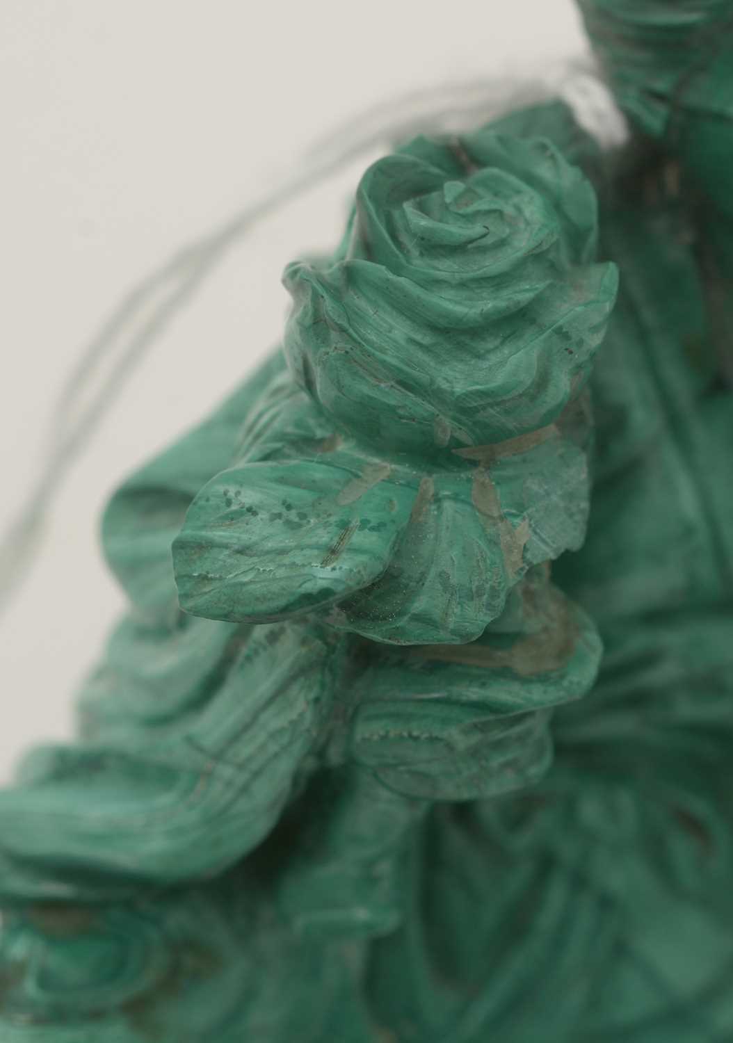 Chinese carved Malachite figure - Image 18 of 30