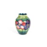 Moorcroft Clematis pattern vase