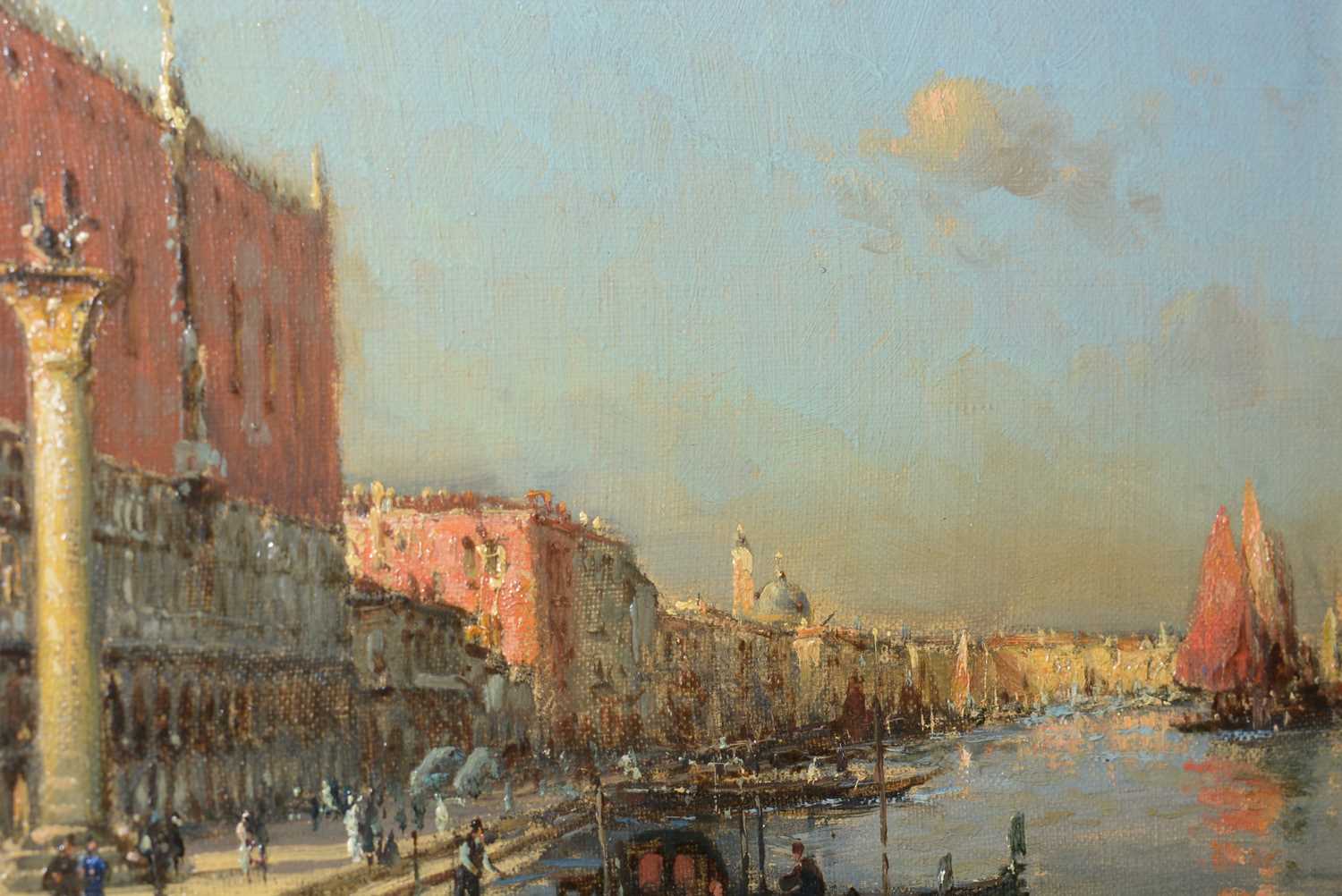 Antoine Bouvard - Venice at Dusk | oil - Image 4 of 10