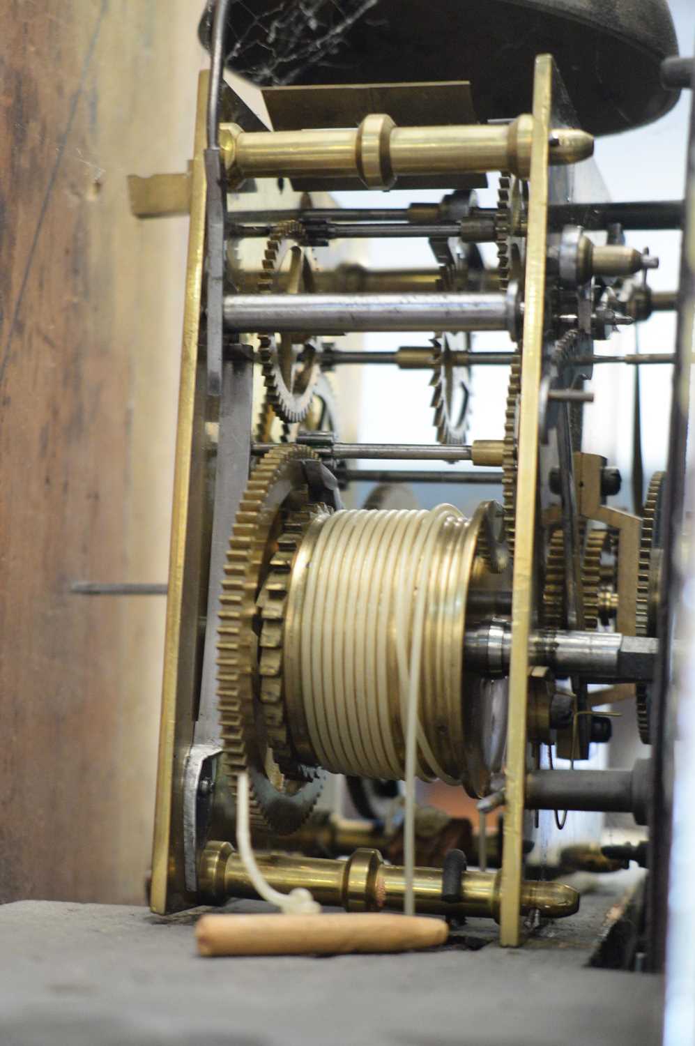 Davies, Abergele: an ornate Welsh Victorian inlaid longcase clock. - Image 10 of 12