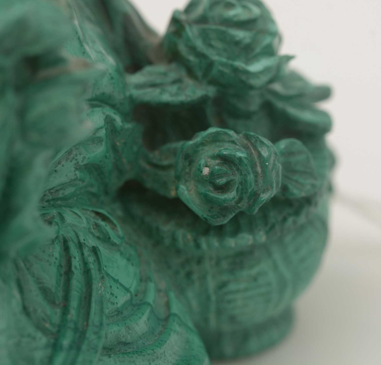 Chinese carved Malachite figure - Image 27 of 30