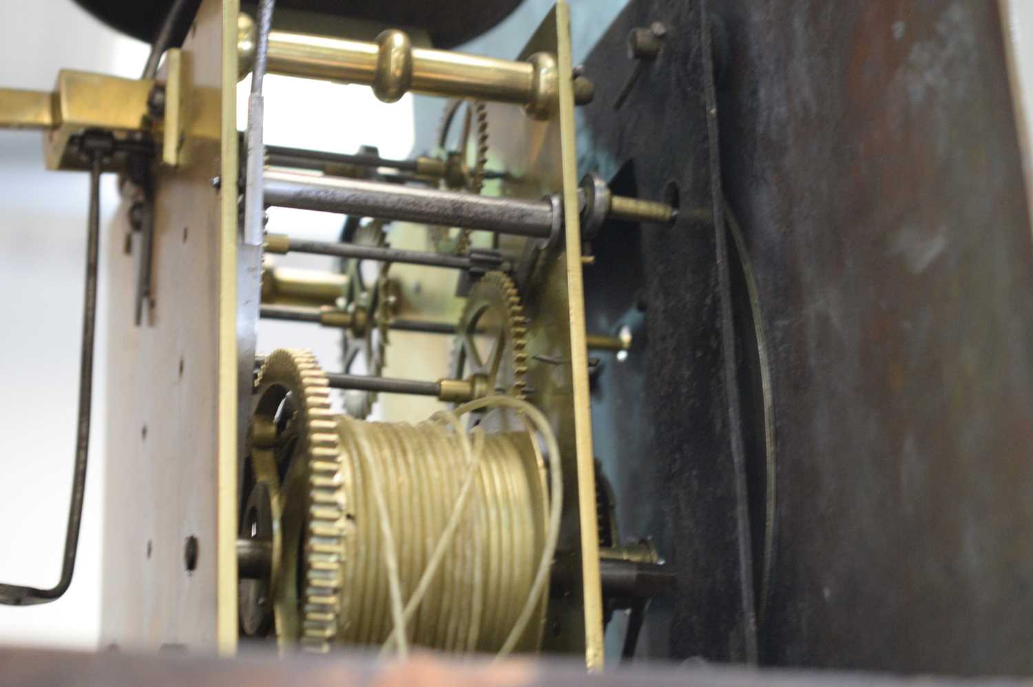 Robert Marshall, Newcastle: an oak longcase clock. - Image 6 of 9