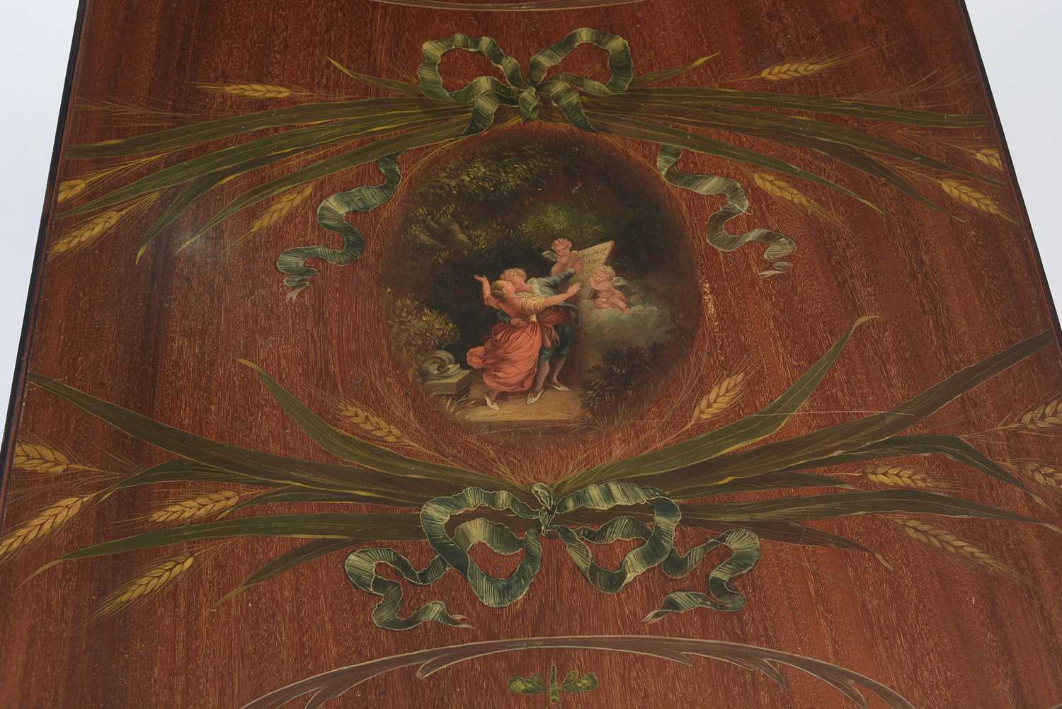Edwards & Roberts: a late 19th Century painted mahogany Pembroke table. - Image 5 of 7