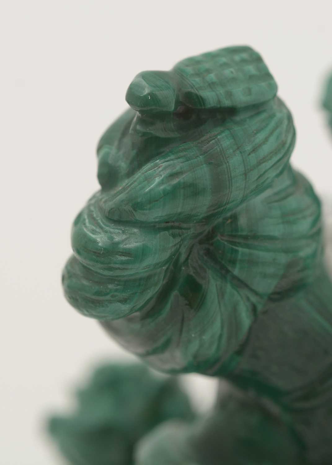 Chinese carved Malachite figure - Image 21 of 30