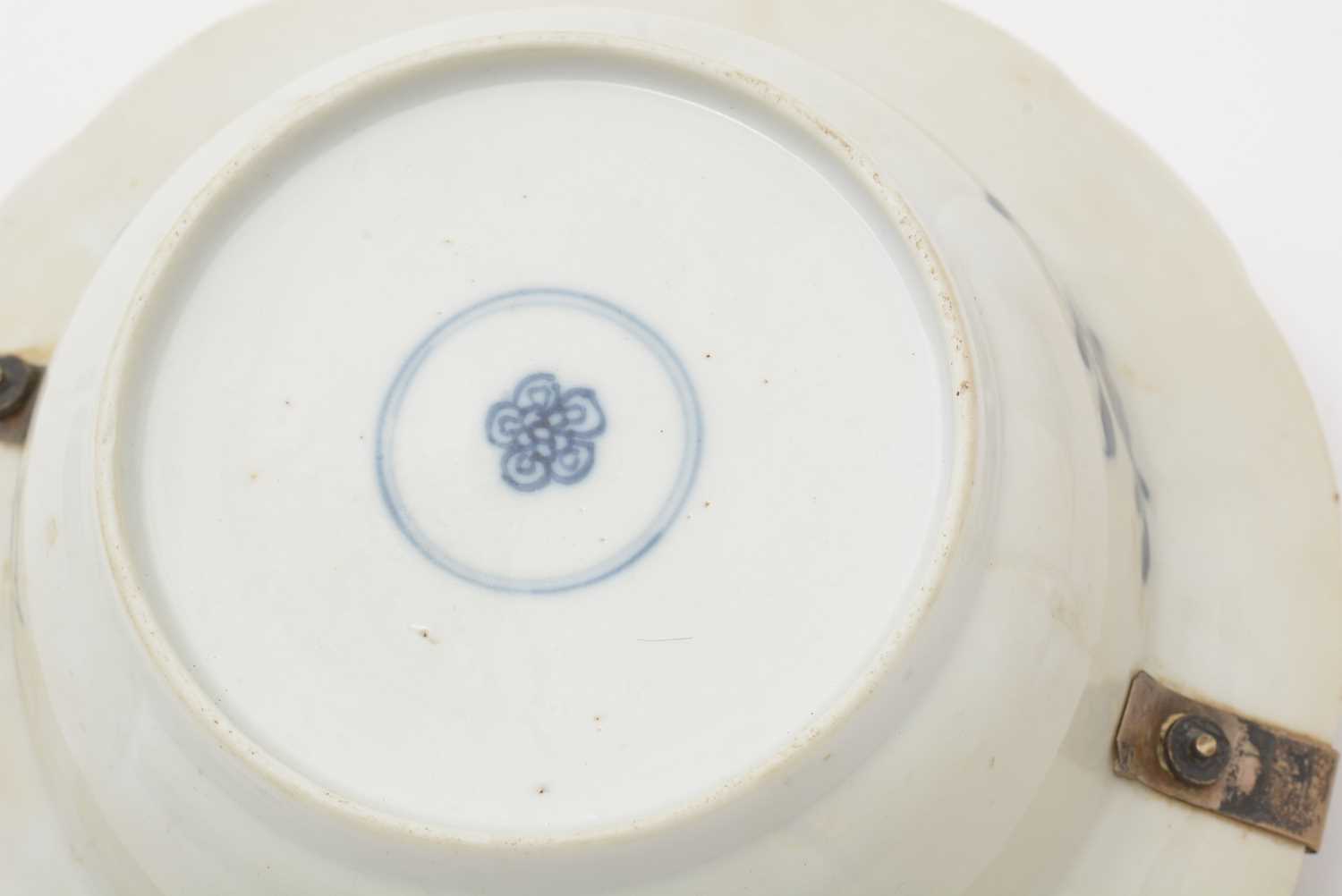Kangxi blue and white bowl with European metal mounts - Image 22 of 26