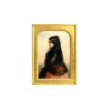 19th Century French School - Portrait of a Spanish Maja | oil