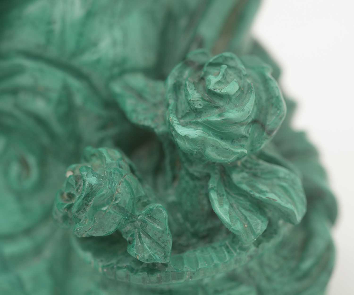 Chinese carved Malachite figure - Image 13 of 30