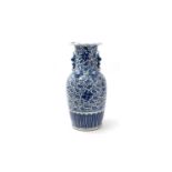 Chinese blue and white vase