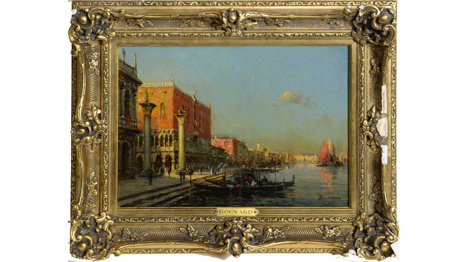 Antoine Bouvard - Venice at Dusk | oil